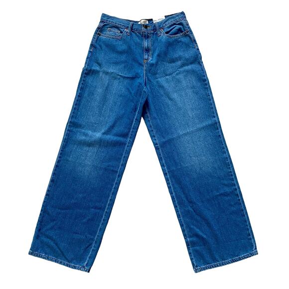 Universal Thread Relaxed Wide Leg Medium Wash Jeans 6/28R NWT Casual Comfort - Picture 1 of 12